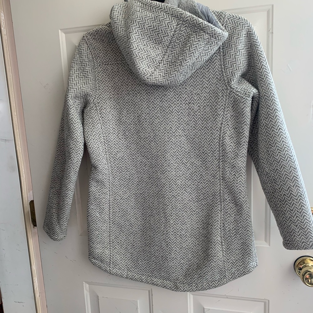 Natural Reflections Zigzag Patterned Hooded Jacket - image 2